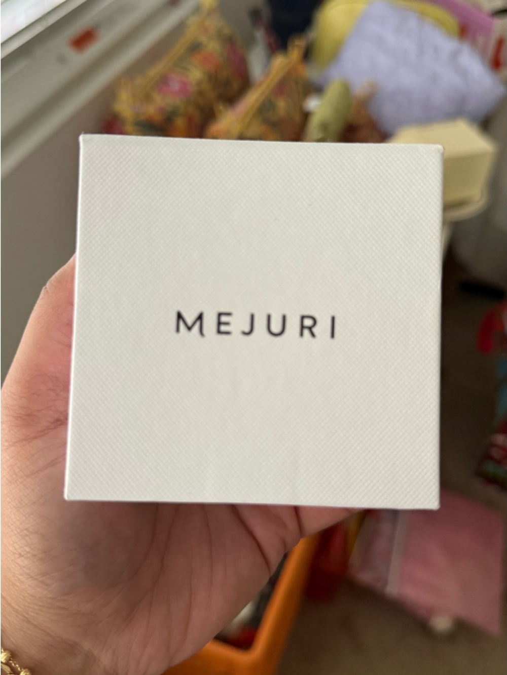Mejuri hoop charm earrings